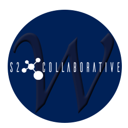 S2 Collaborative badge with W sign on it